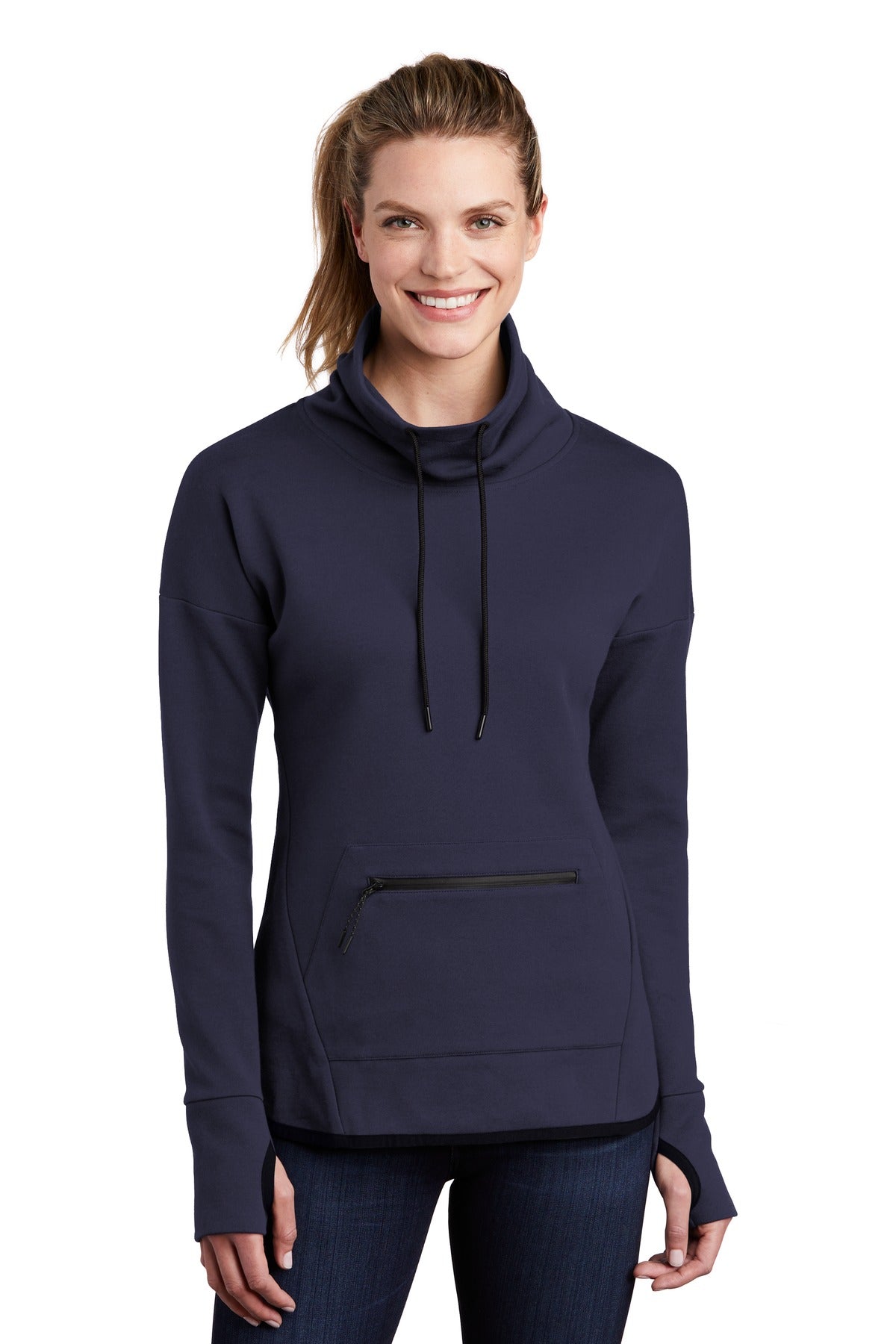 Sport-Tek® Ladies Triumph Cowl Neck Pullover LST280