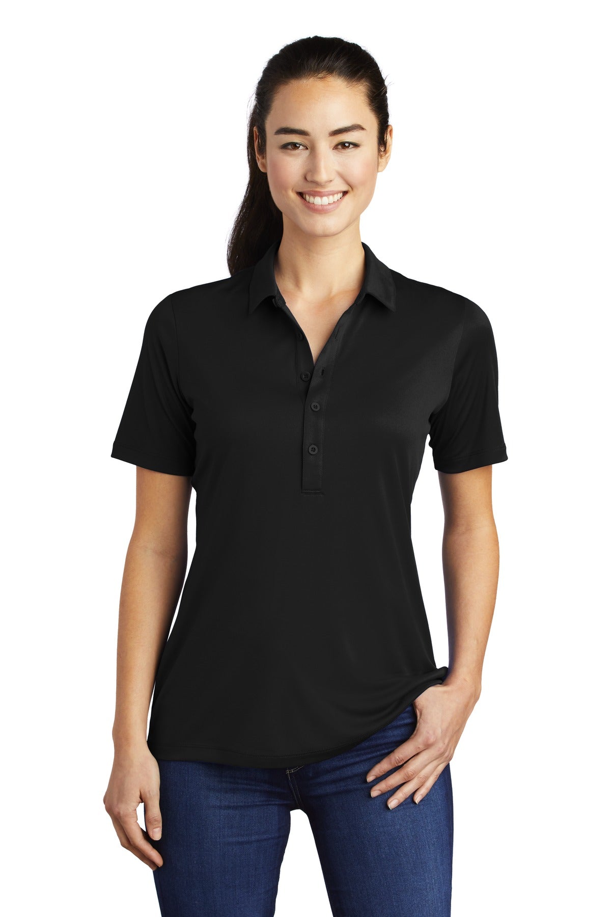 Sport-Tek® Ladies Posi-UV ® Pro Polo. LST520