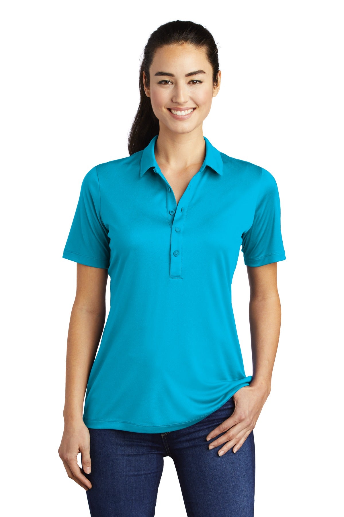 Sport-Tek® Ladies Posi-UV ® Pro Polo. LST520