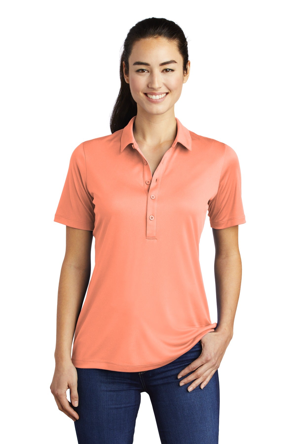 Sport-Tek® Ladies Posi-UV ® Pro Polo. LST520