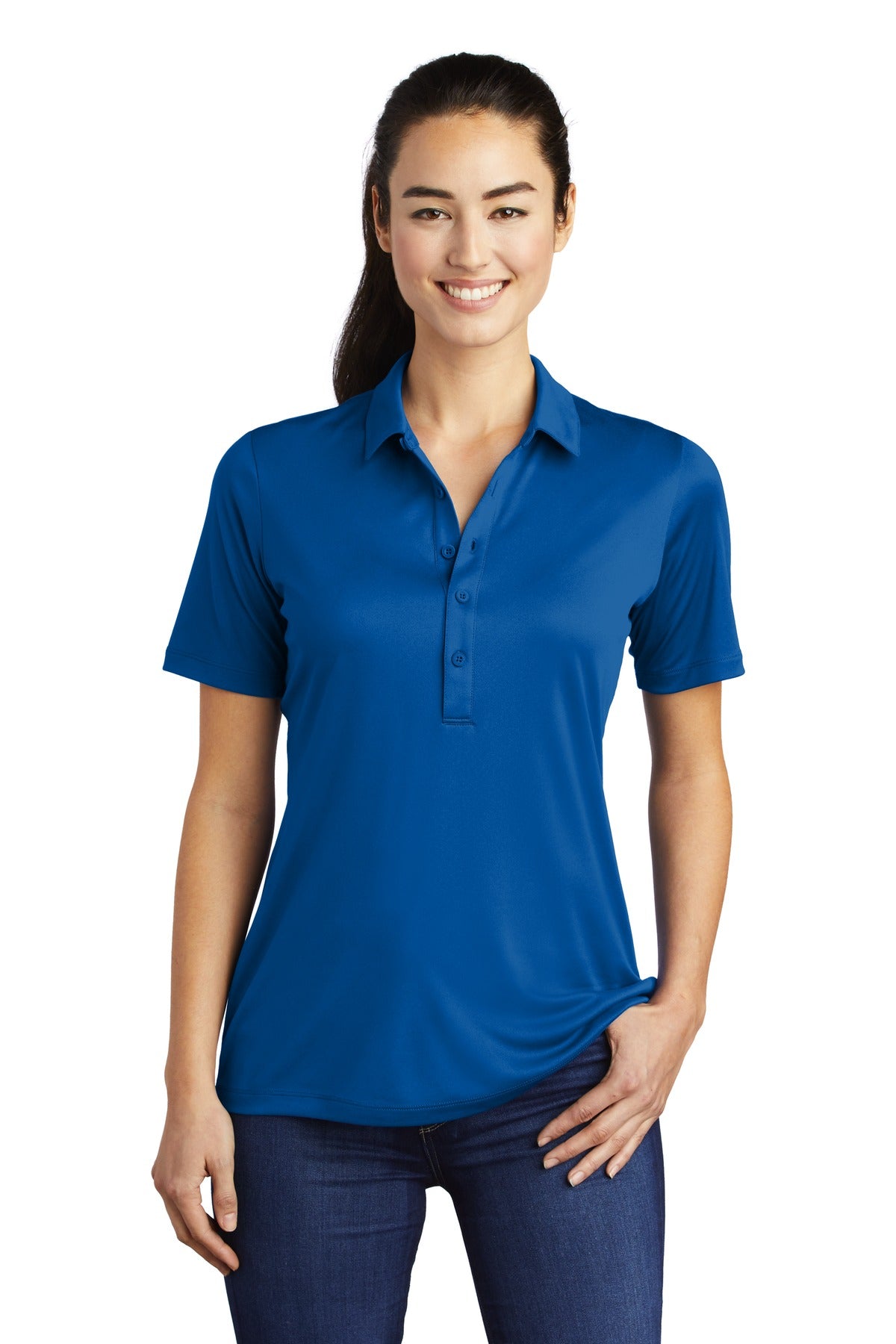 Sport-Tek® Ladies Posi-UV ® Pro Polo. LST520