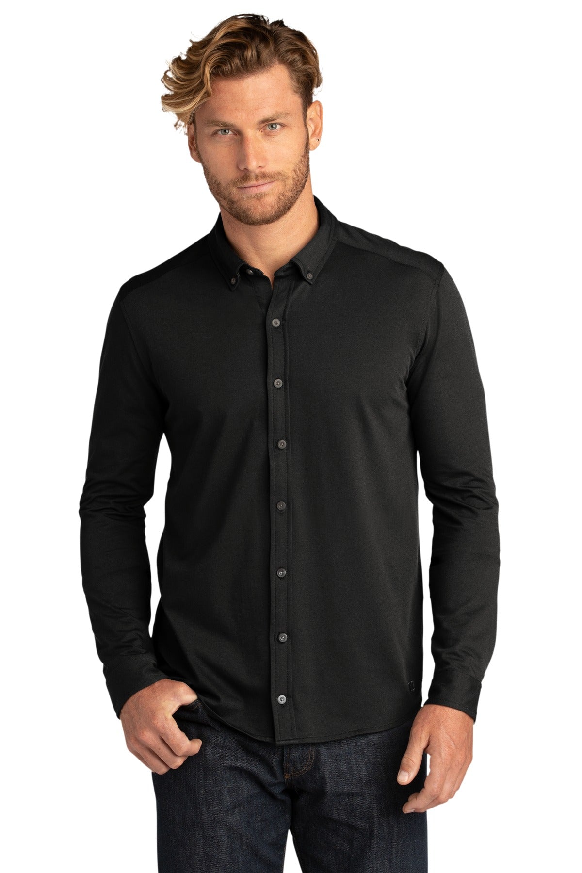 OGIO® Code Stretch Long Sleeve Button-Up. OG145