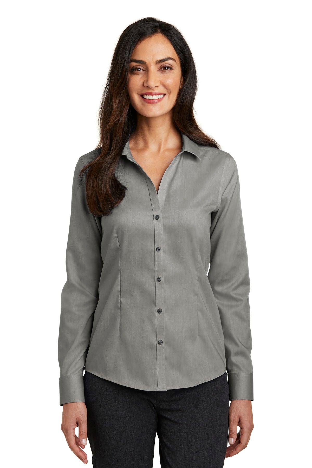 Red House® Ladies Pinpoint Oxford Non-Iron Shirt. RH250