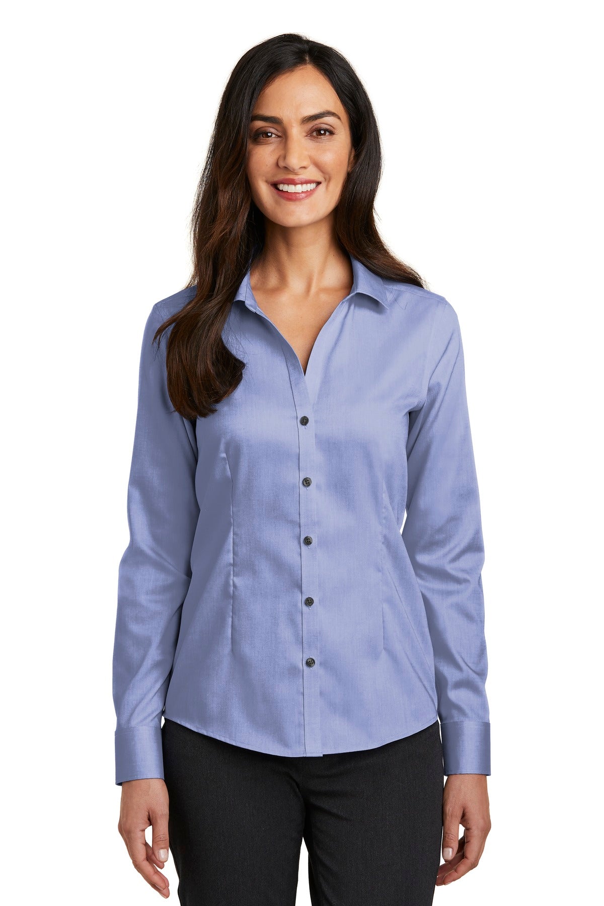 Red House® Ladies Pinpoint Oxford Non-Iron Shirt. RH250