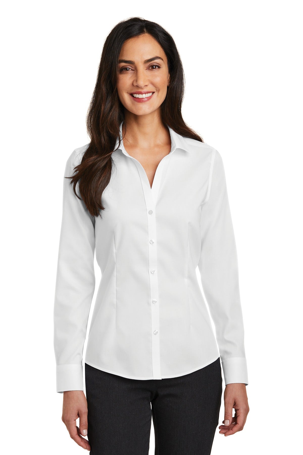 Red House® Ladies Pinpoint Oxford Non-Iron Shirt. RH250