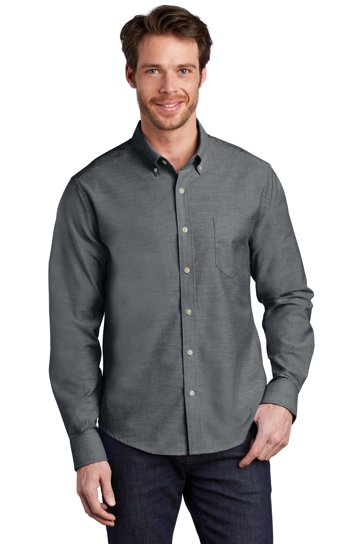 Port Authority® Untucked Fit SuperPro™ Oxford S651