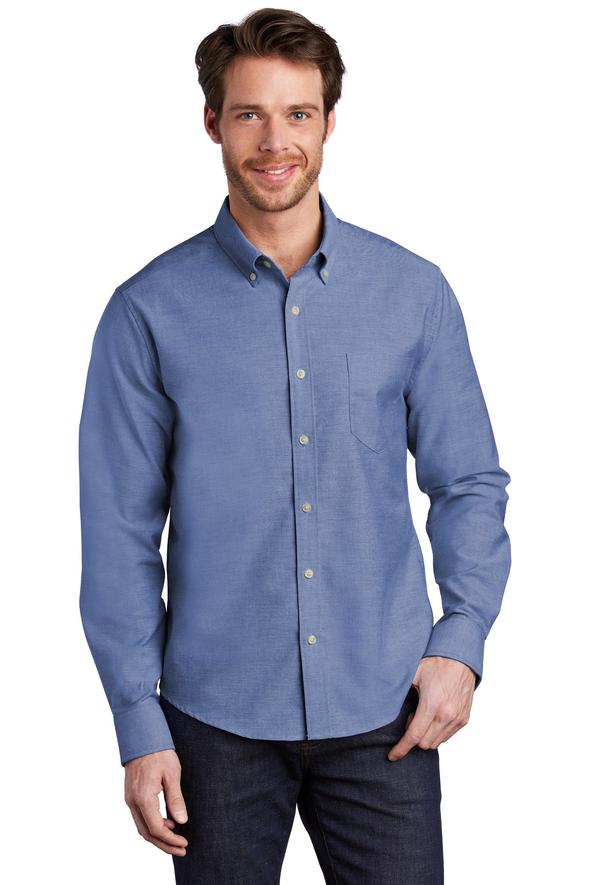 Port Authority® Untucked Fit SuperPro™ Oxford S651