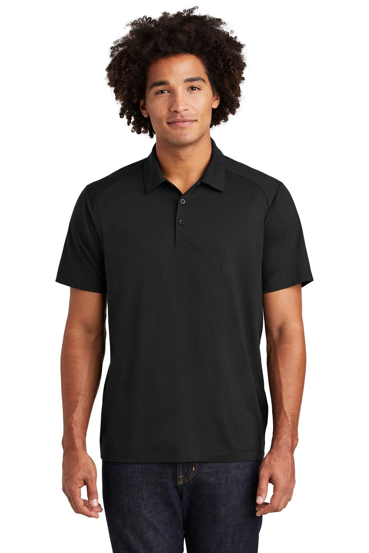 Sport-Tek® PosiCharge® Tri-Blend Wicking Polo. ST405