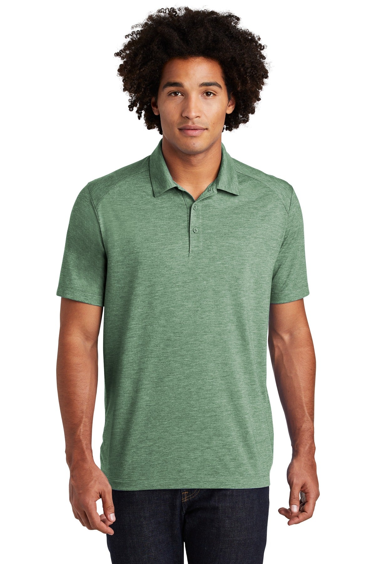 Sport-Tek® PosiCharge® Tri-Blend Wicking Polo. ST405