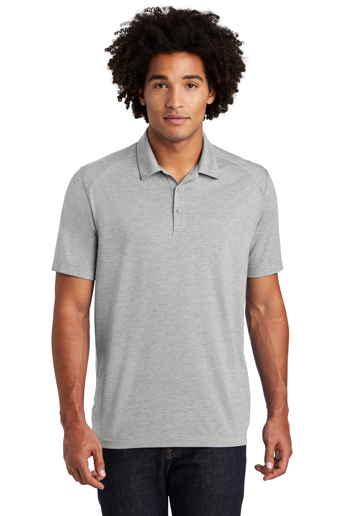 Sport-Tek® PosiCharge® Tri-Blend Wicking Polo. ST405
