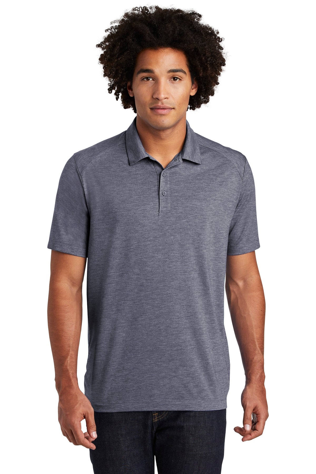 Sport-Tek® PosiCharge® Tri-Blend Wicking Polo. ST405