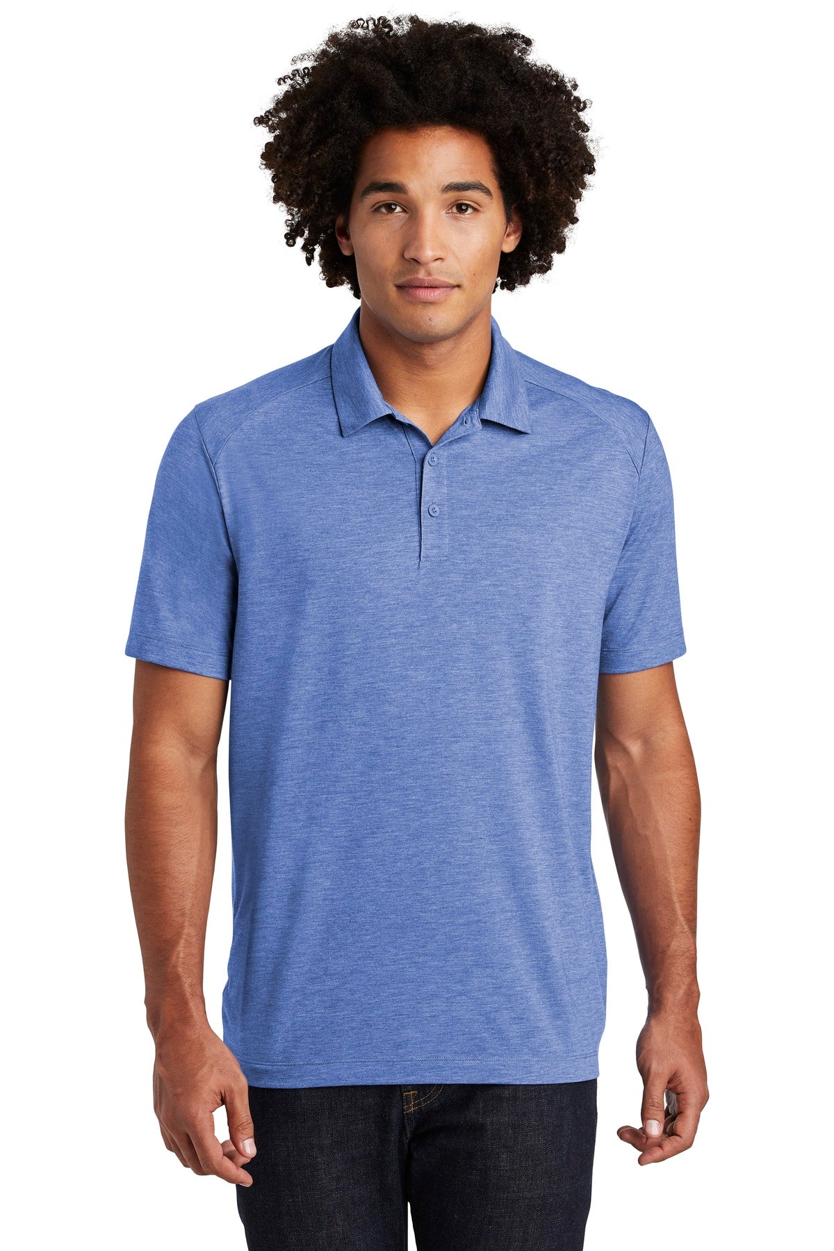 Sport-Tek® PosiCharge® Tri-Blend Wicking Polo. ST405