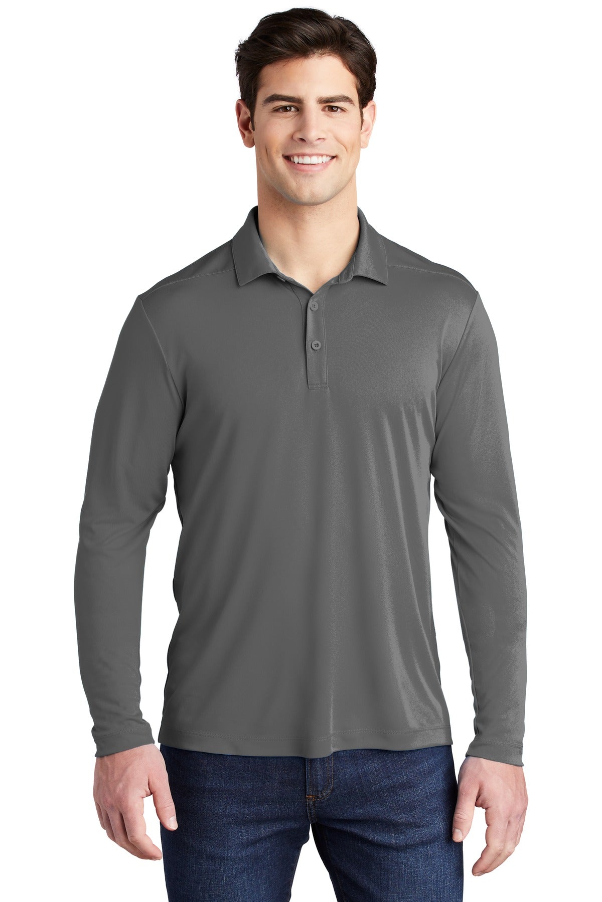 Sport-Tek® Posi-UV® Pro Long Sleeve Polo. ST520LS