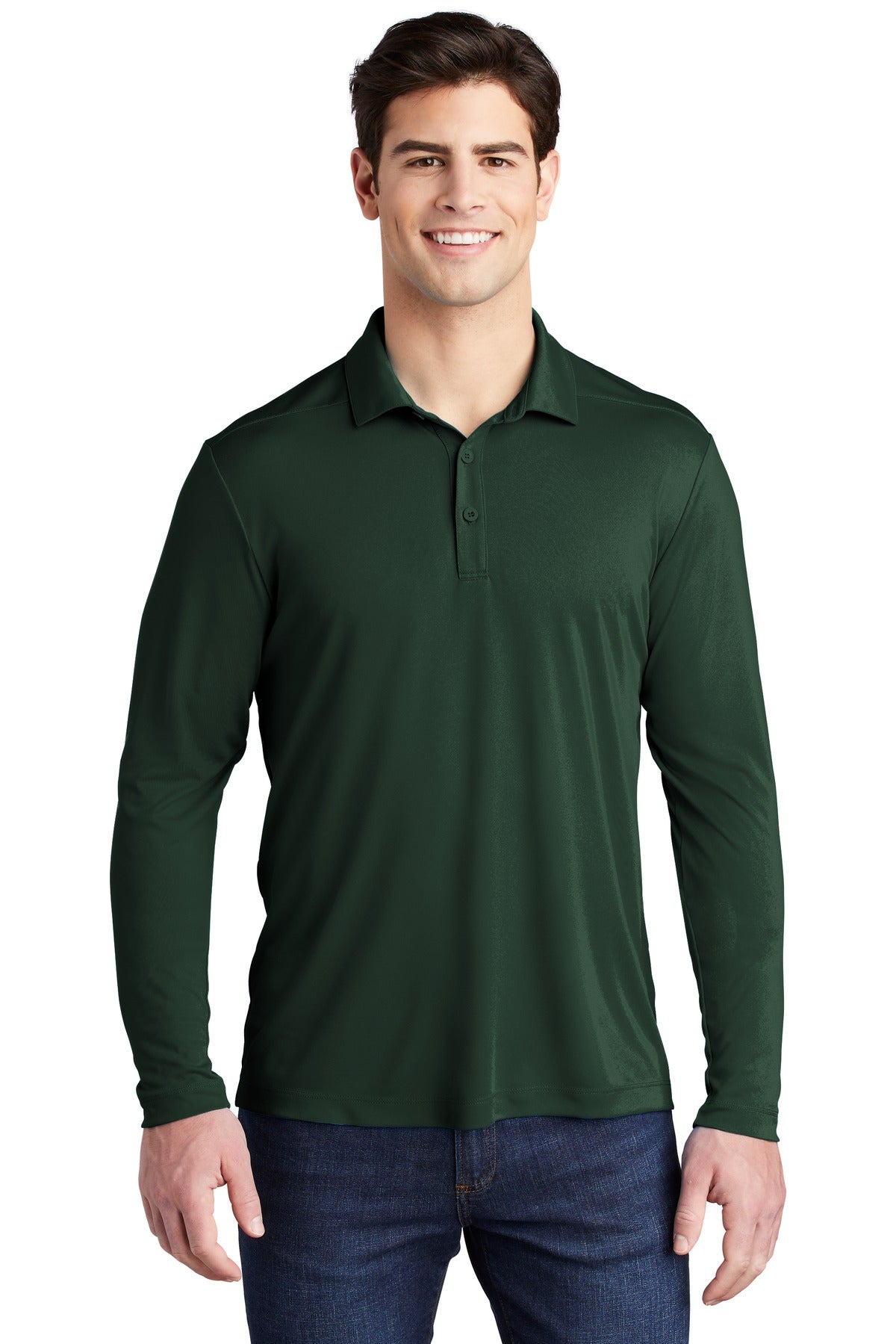 Sport-Tek® Posi-UV® Pro Long Sleeve Polo. ST520LS
