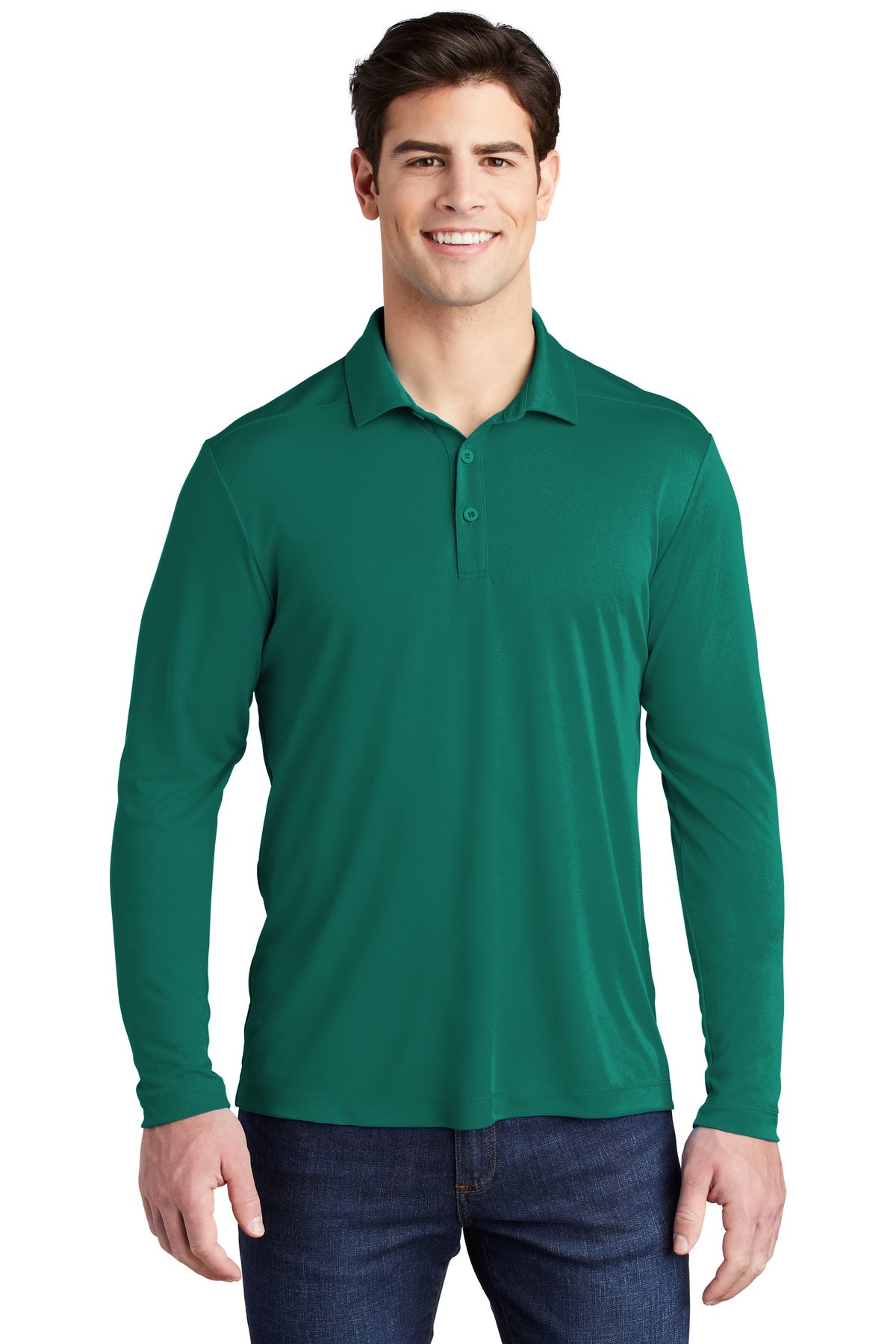 Sport-Tek® Posi-UV® Pro Long Sleeve Polo. ST520LS