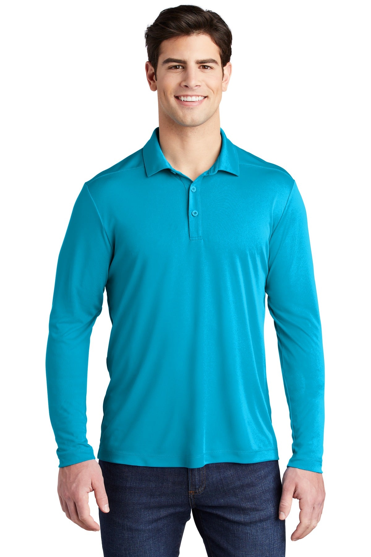 Sport-Tek® Posi-UV® Pro Long Sleeve Polo. ST520LS