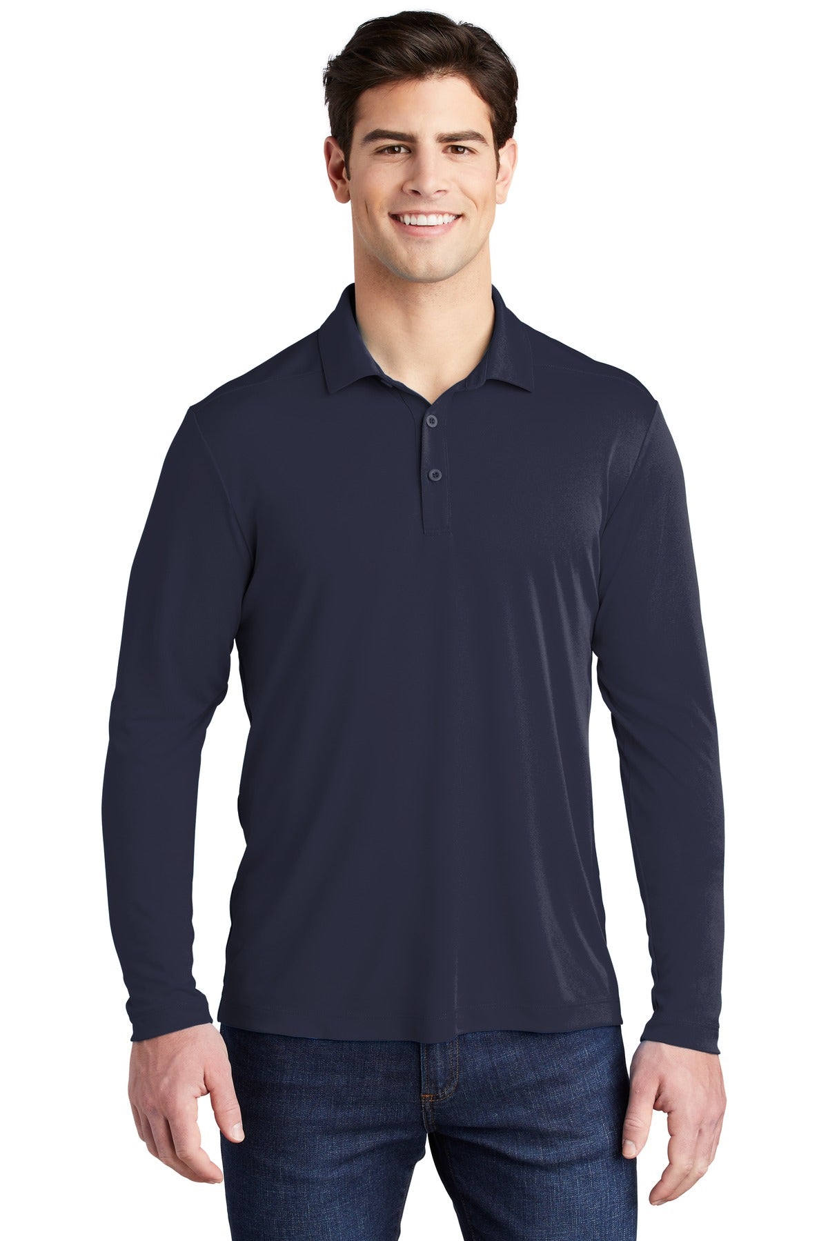 Sport-Tek® Posi-UV® Pro Long Sleeve Polo. ST520LS