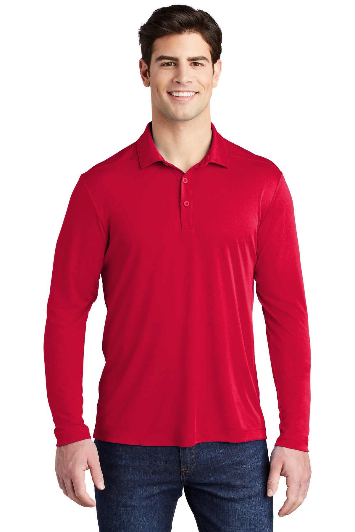 Sport-Tek® Posi-UV® Pro Long Sleeve Polo. ST520LS