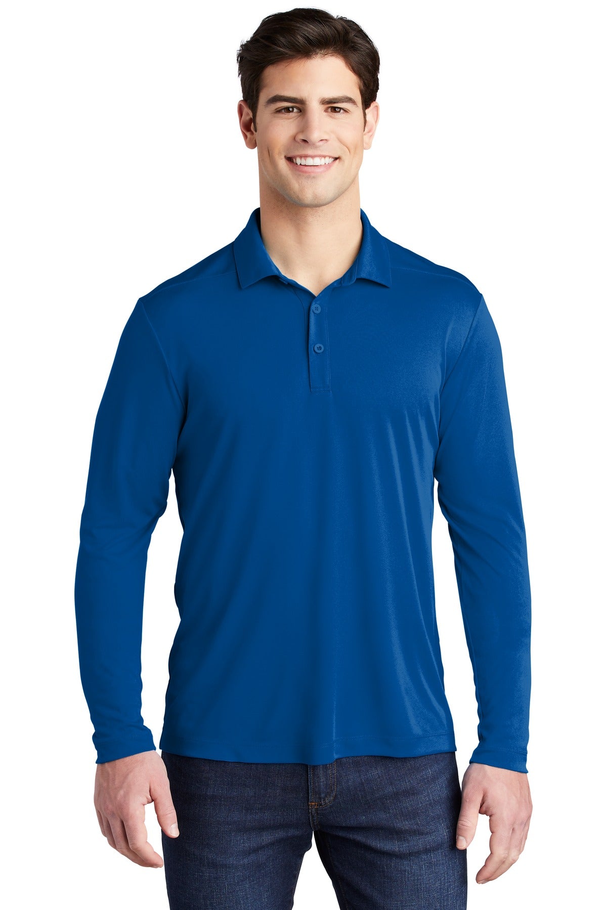 Sport-Tek® Posi-UV® Pro Long Sleeve Polo. ST520LS