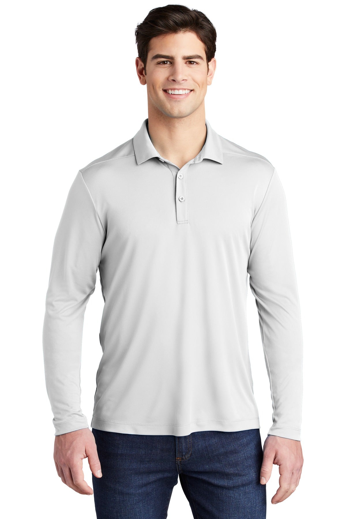 Sport-Tek® Posi-UV® Pro Long Sleeve Polo. ST520LS