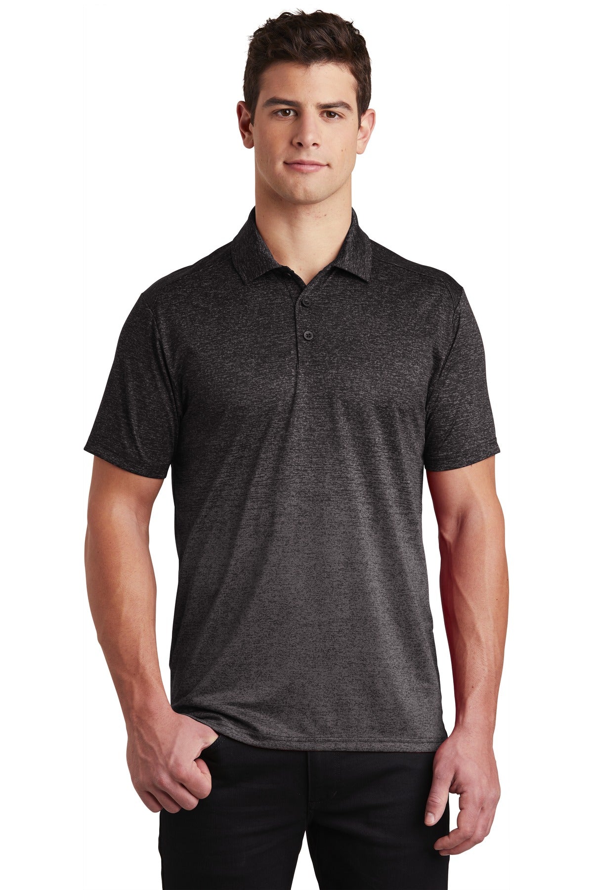 Sport-Tek® Ombre Heather Polo. ST671