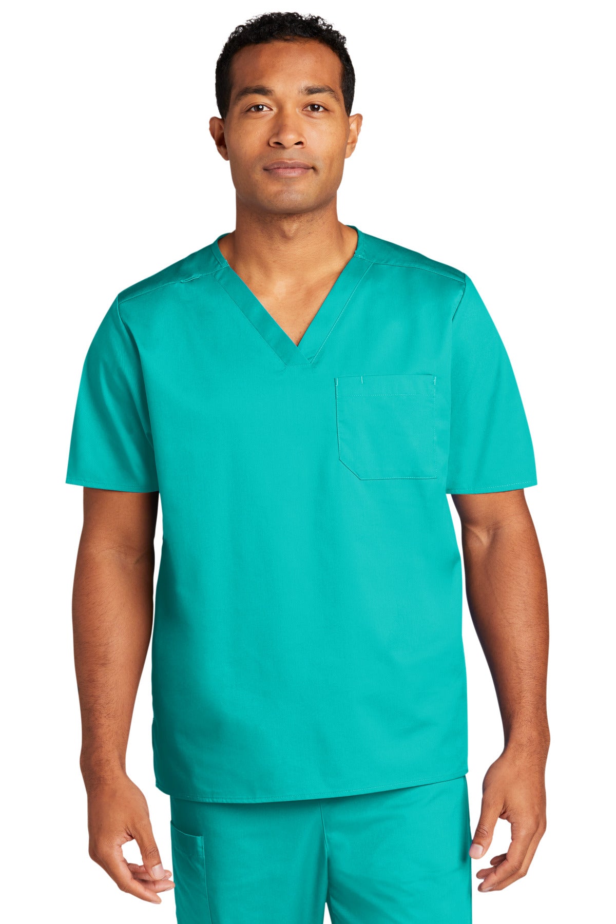 WonderWink® Unisex WorkFlex™ Chest Pocket V-Neck Top WW3160