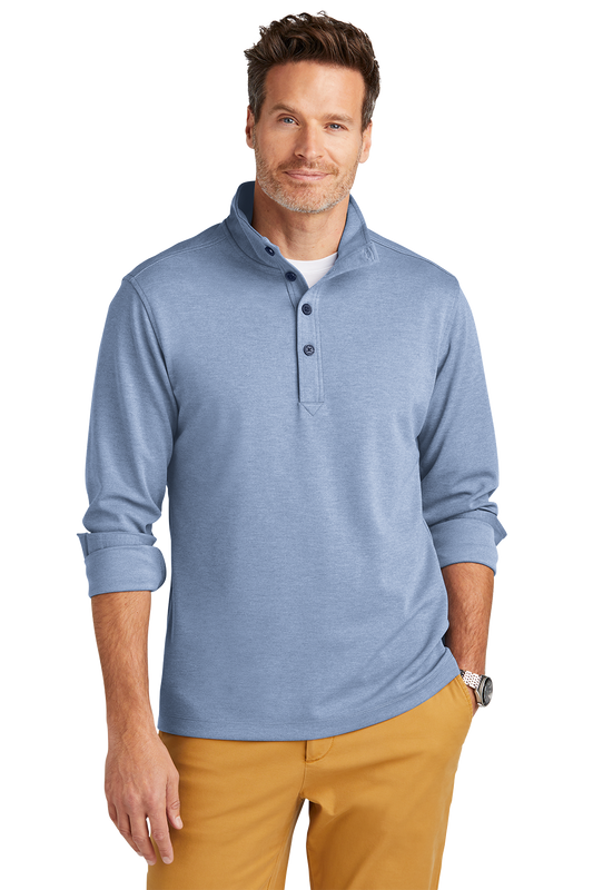 BB18202 Brooks Brothers® Mid-Layer Stretch 1/2-Button