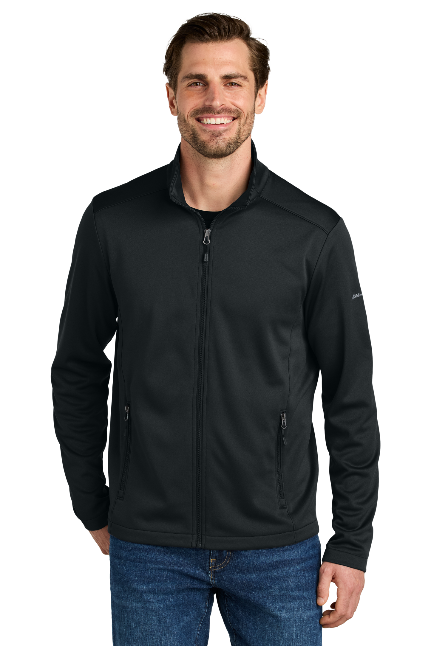 EB2460  Eddie Bauer® Smooth Mid Layer Fleece Full-Zip