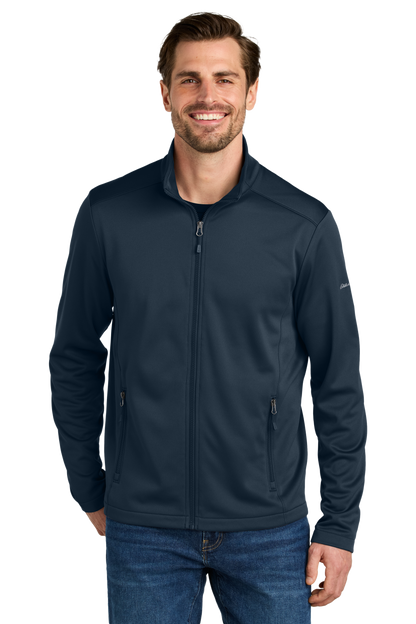 EB2460  Eddie Bauer® Smooth Mid Layer Fleece Full-Zip