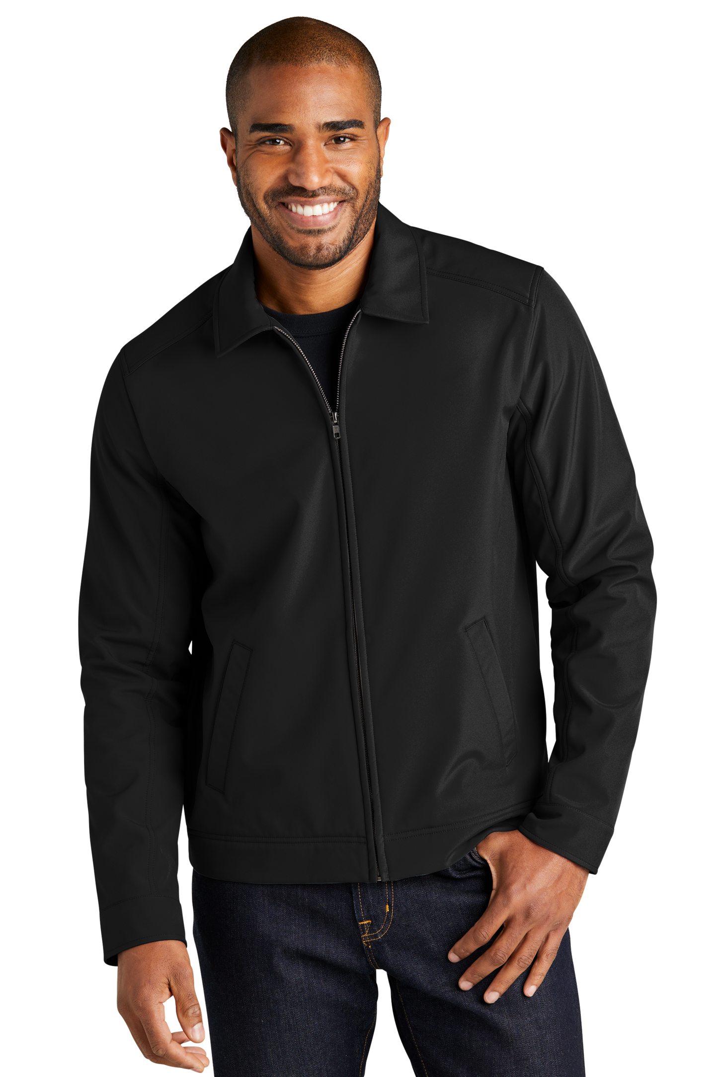 J417 Port Authority® Mechanic Soft Shell Jacket