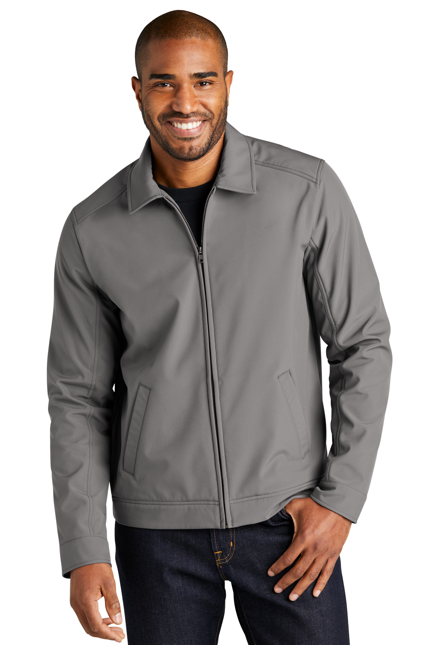 J417 Port Authority® Mechanic Soft Shell Jacket