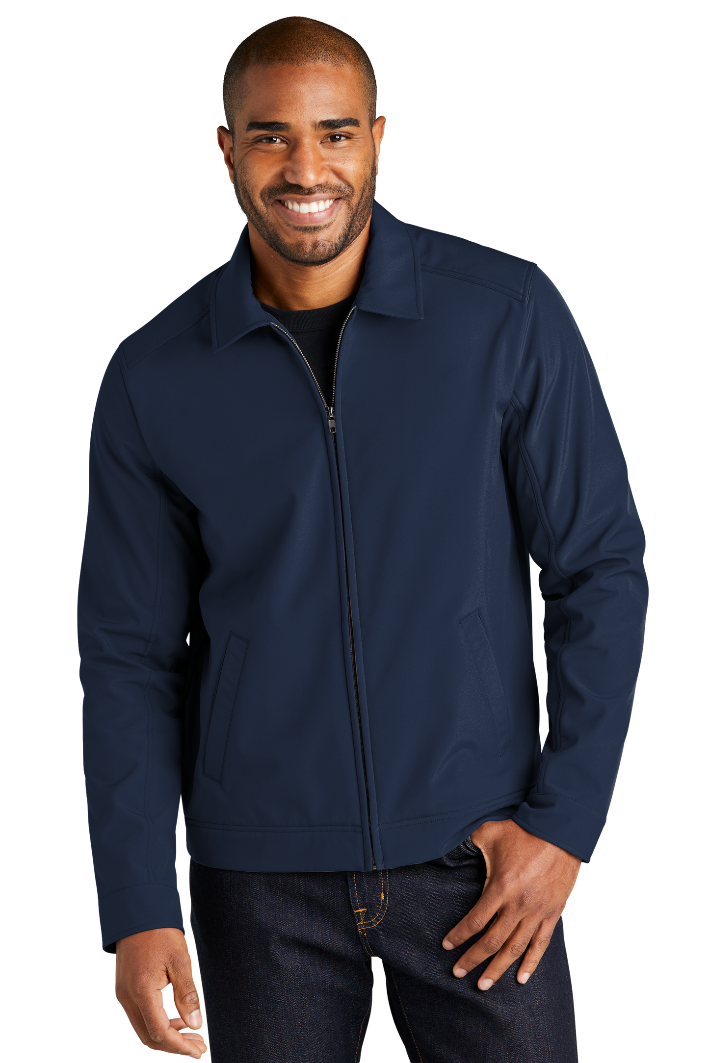 J417 Port Authority® Mechanic Soft Shell Jacket