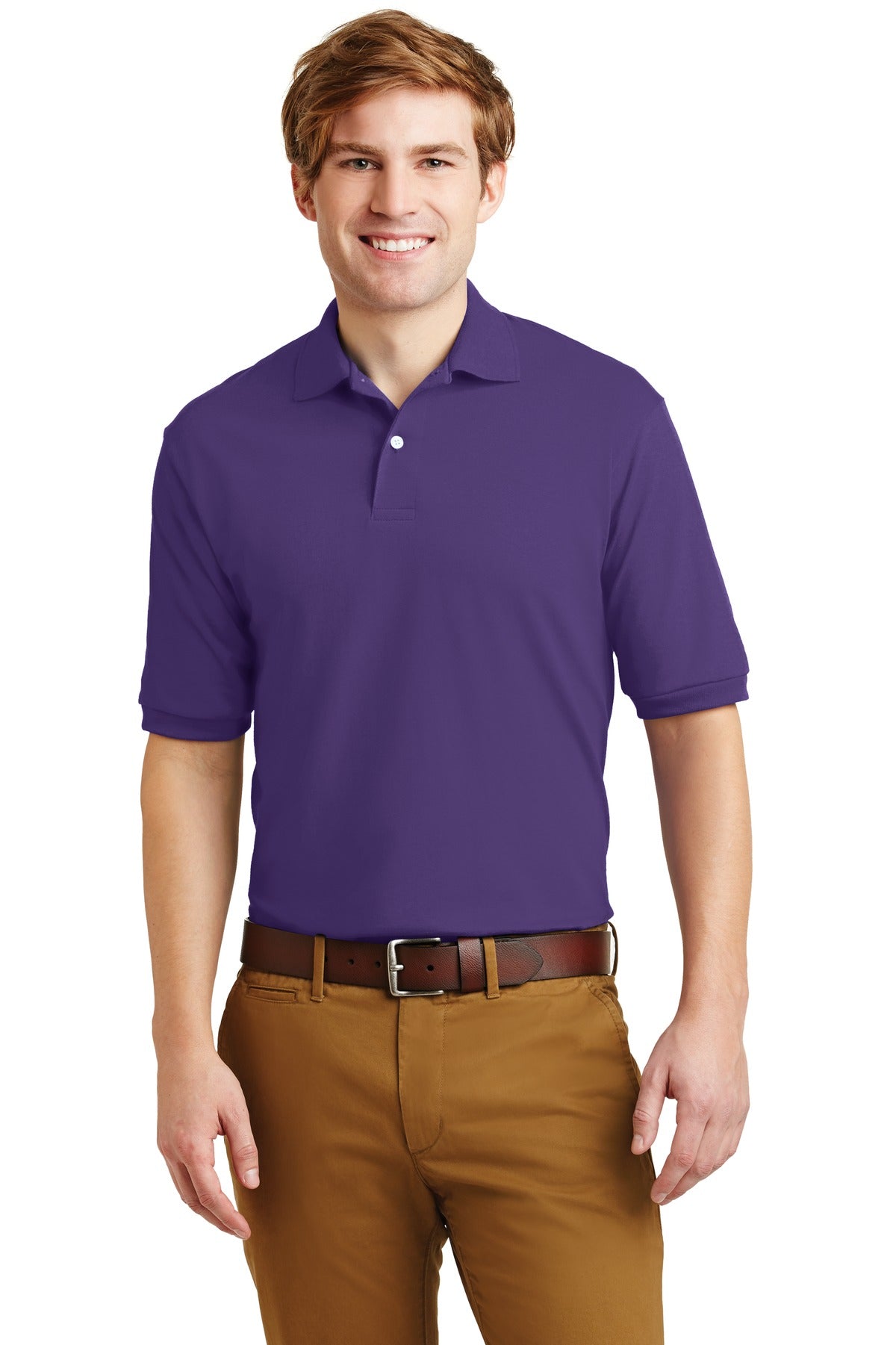 JERZEES® - SpotShield™ 5.4-Ounce Jersey Knit Sport Shirt. 437M