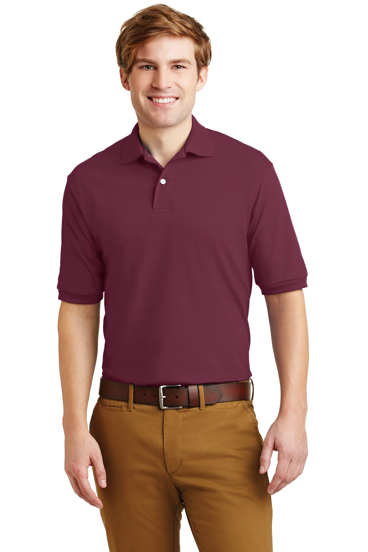 JERZEES® - SpotShield™ 5.4-Ounce Jersey Knit Sport Shirt. 437M