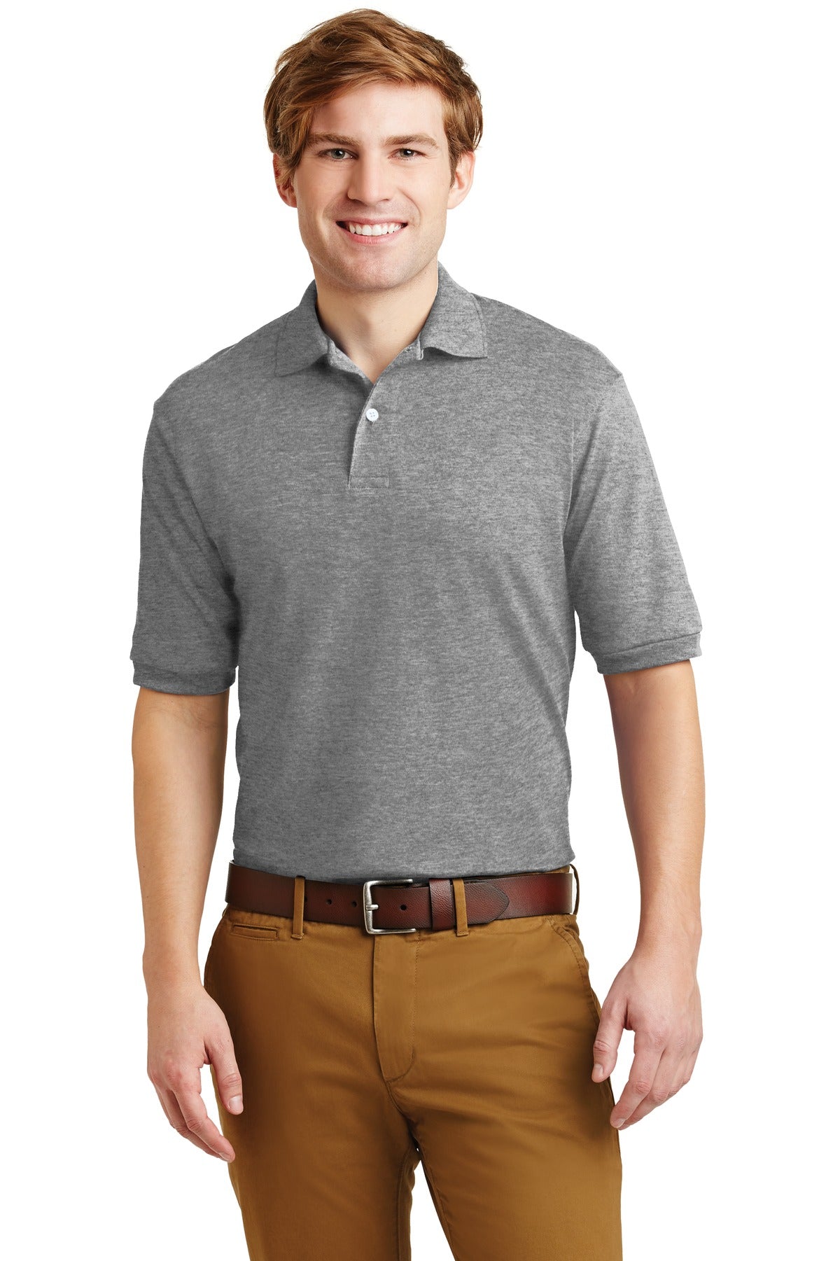 JERZEES® - SpotShield™ 5.4-Ounce Jersey Knit Sport Shirt. 437M