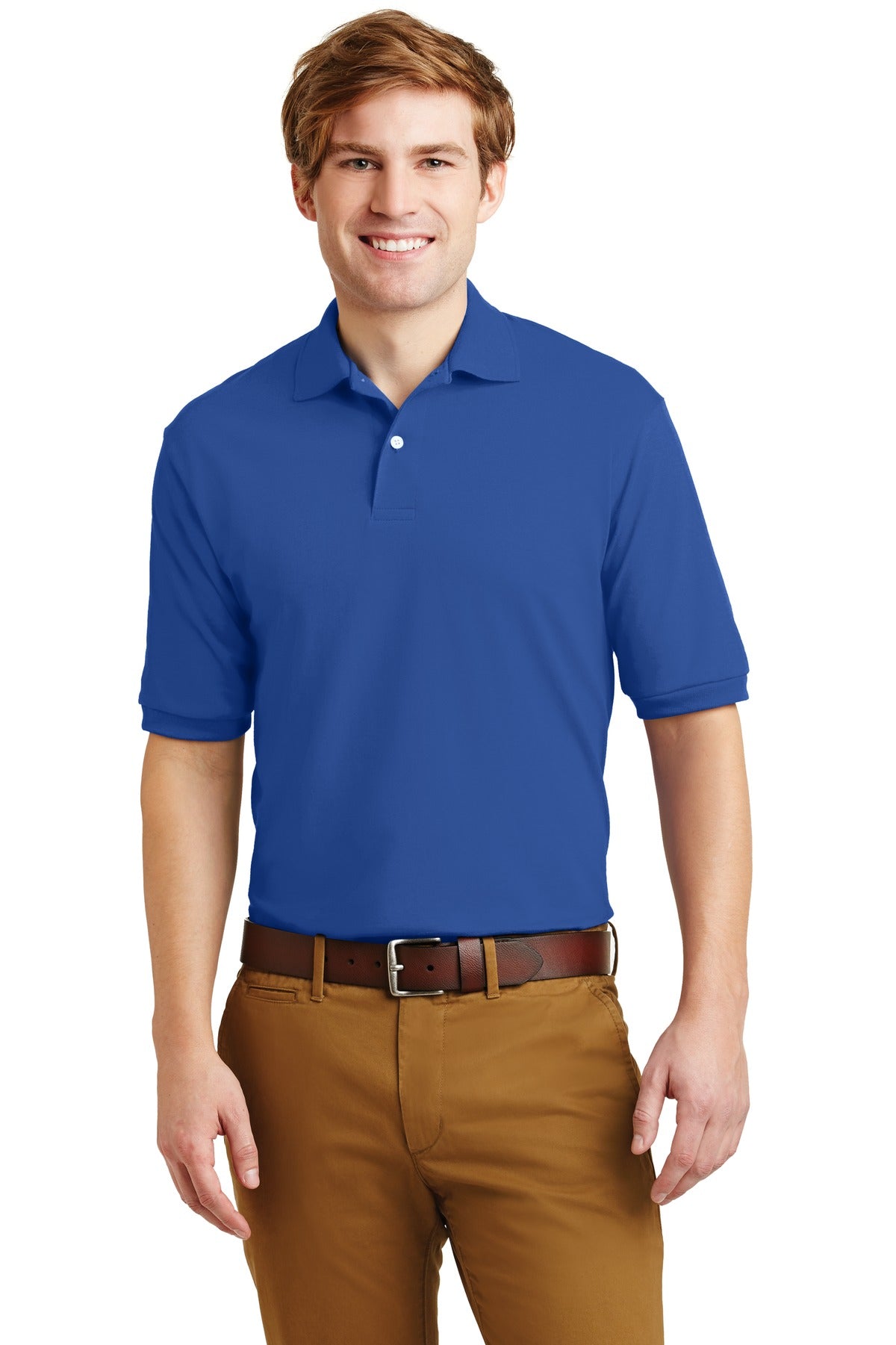 JERZEES® - SpotShield™ 5.4-Ounce Jersey Knit Sport Shirt. 437M
