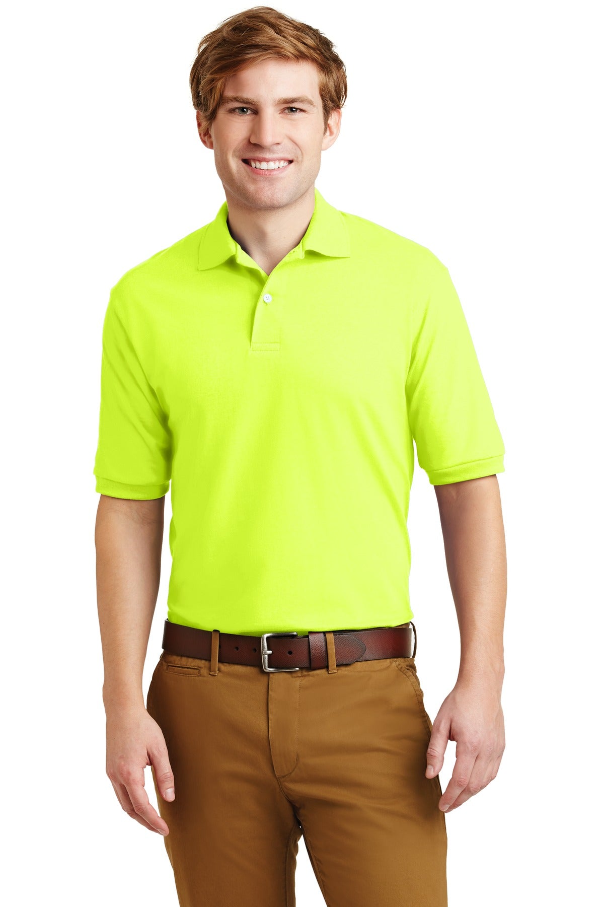 JERZEES® - SpotShield™ 5.4-Ounce Jersey Knit Sport Shirt. 437M
