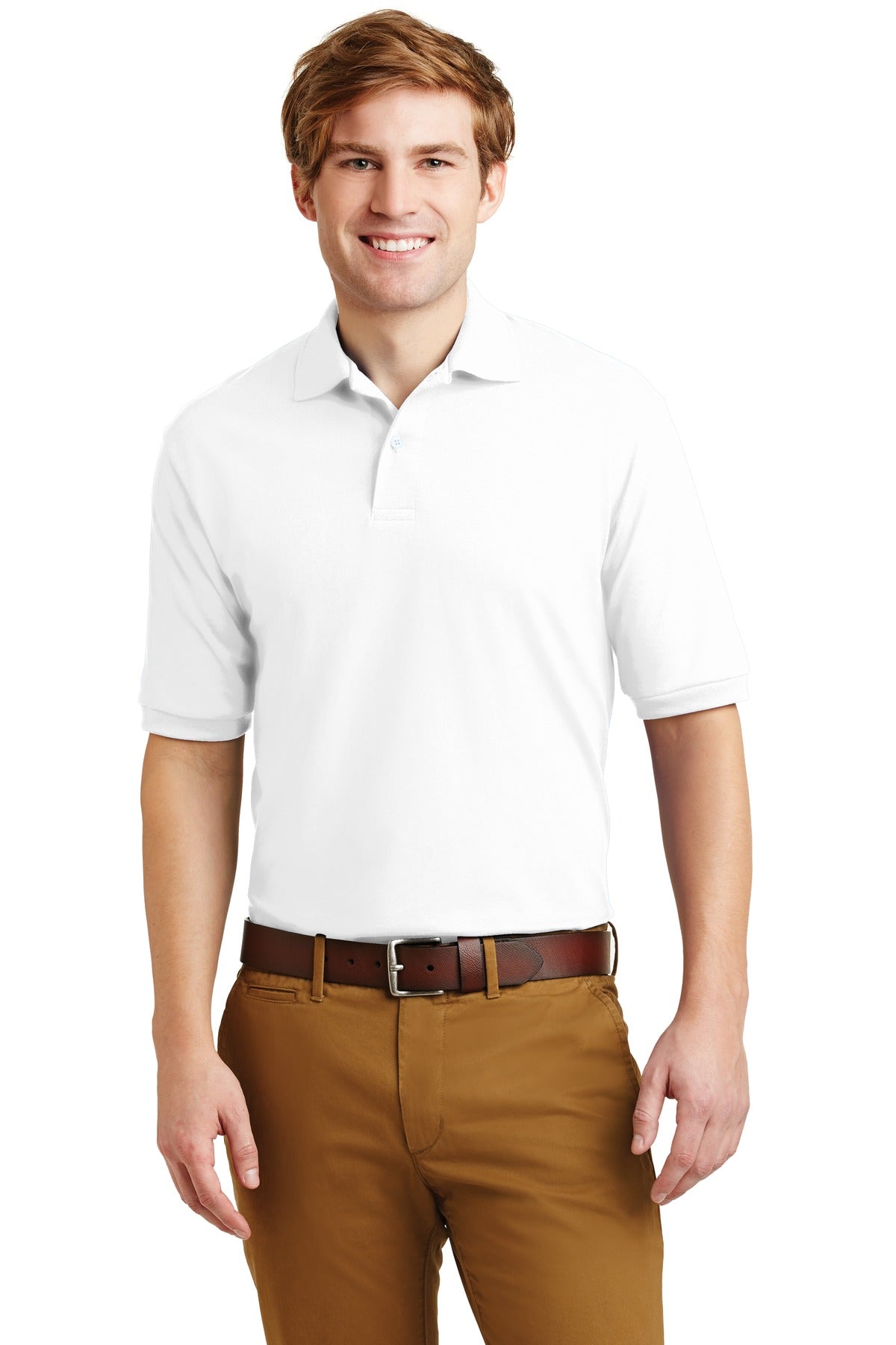 JERZEES® - SpotShield™ 5.4-Ounce Jersey Knit Sport Shirt. 437M
