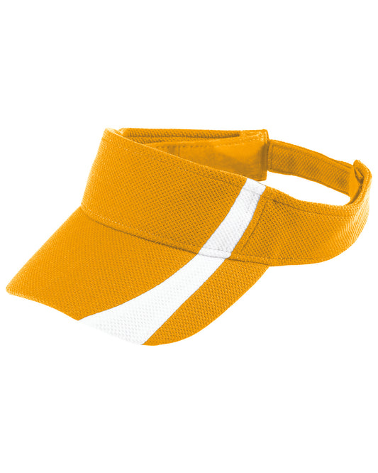 Adult Adjustable Wicking Mesh Two-Color Visor 6260