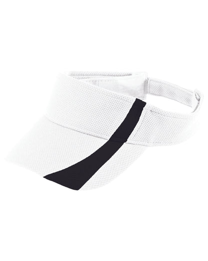Adult Adjustable Wicking Mesh Two-Color Visor 6260