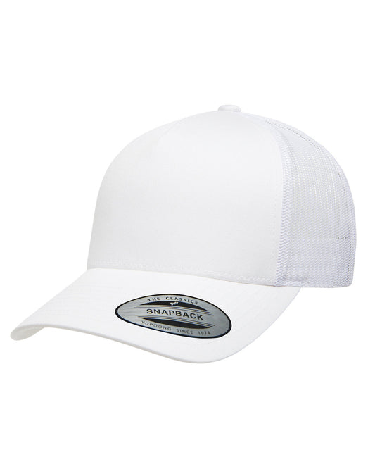 Adult 5-Panel Retro Trucker Cap 6506