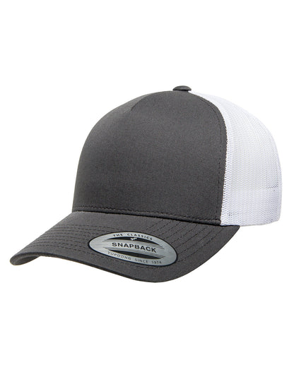 Adult 5-Panel Retro Trucker Cap 6506