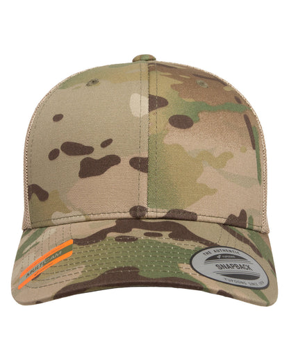 YP Classics® Retro Trucker Multicam® Snapback 6606MC