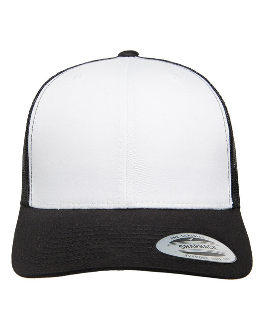 YP Classics® Adult Adjustable White-Front Panel Trucker Cap 6606W