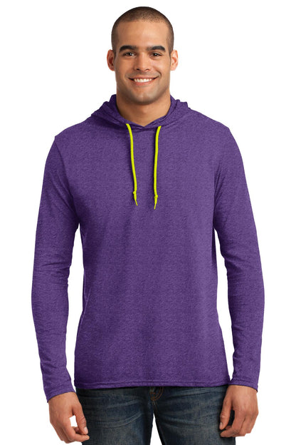Gildan® 100% Ring Spun Cotton Long Sleeve Hooded T-Shirt. 987