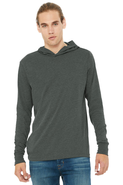 BELLA+CANVAS® Unisex Jersey Long Sleeve Hoodie. BC3512