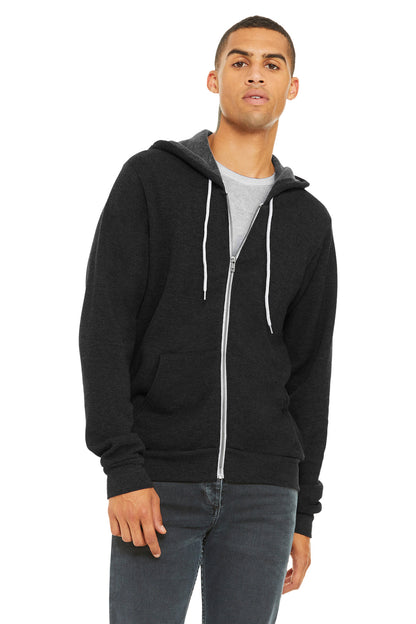 BELLA+CANVAS® Unisex Sponge Fleece Full-Zip Hoodie. BC3739