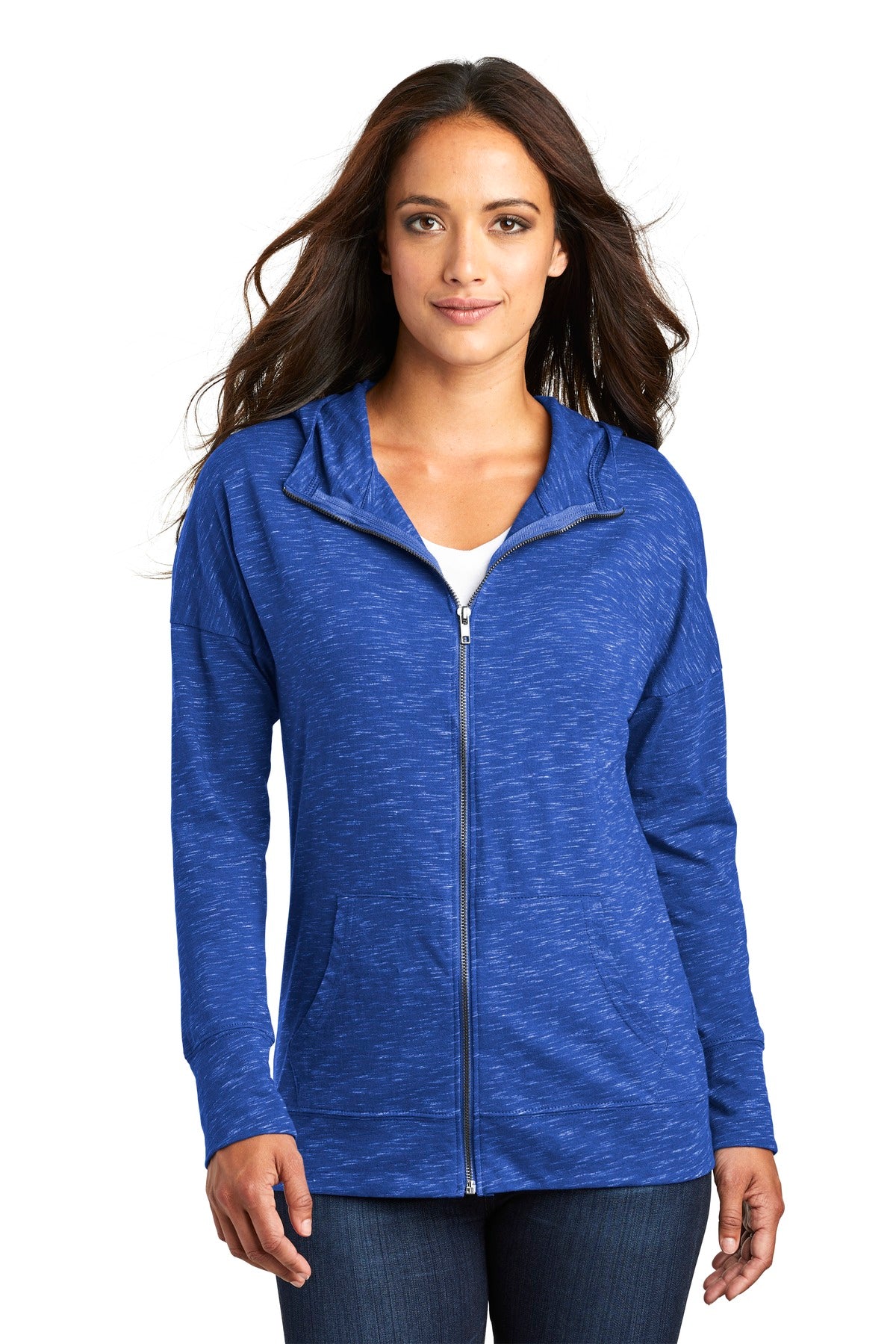 District® Women's Medal Full-Zip Hoodie. DT665