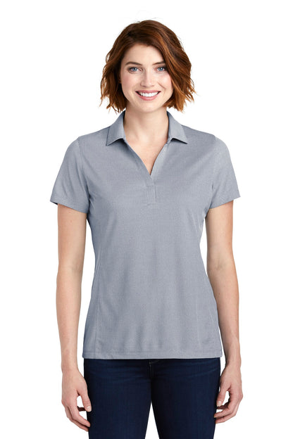 Port Authority® Ladies Poly Oxford Pique Polo. LK582