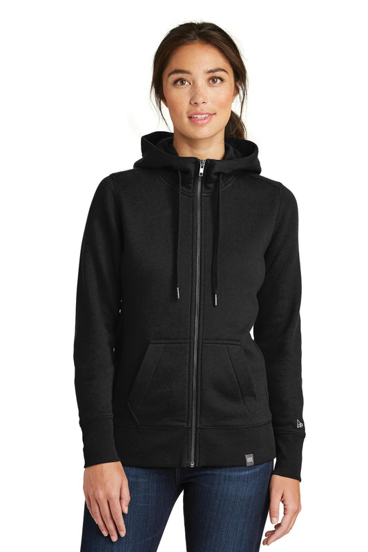 New Era® Ladies French Terry Full-Zip Hoodie. LNEA502